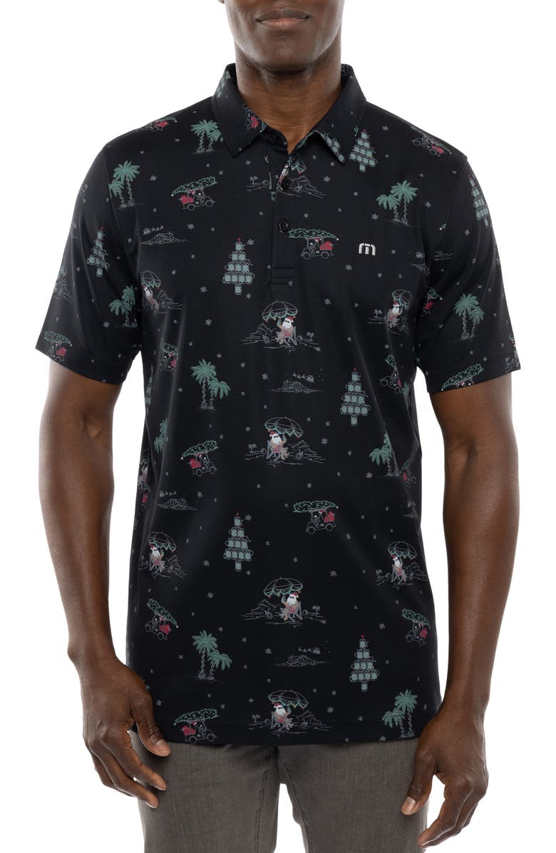 TravisMathew California Christmas Button-Up Shirt, Main, color,