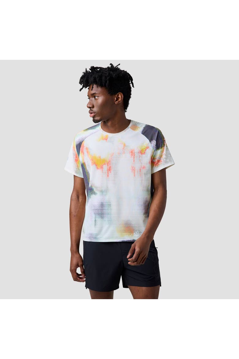 Wasatch Adventure Run T-Shirt - Men's, Main, color, Multi Glitch Print