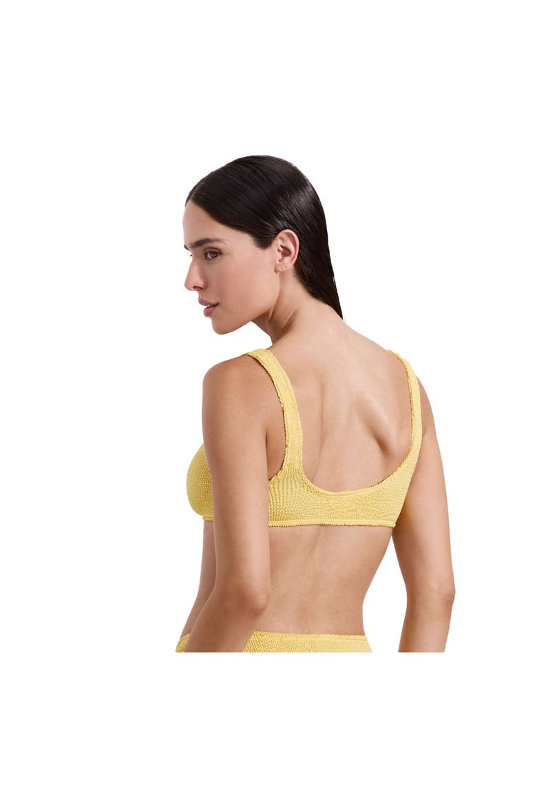 Tulum Square Neck Bikini Top, Alternate, color, Yellow