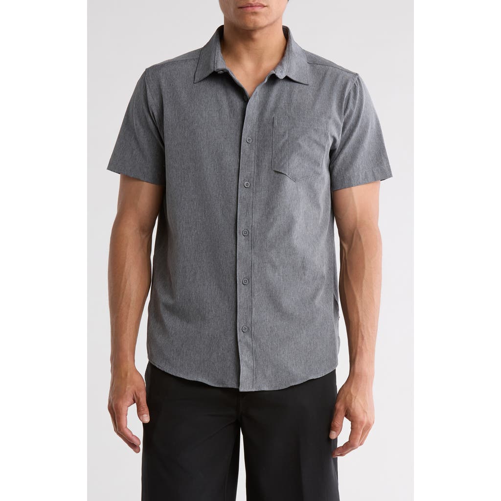 Hurley Tech Chambray Woven Shirt In Gray