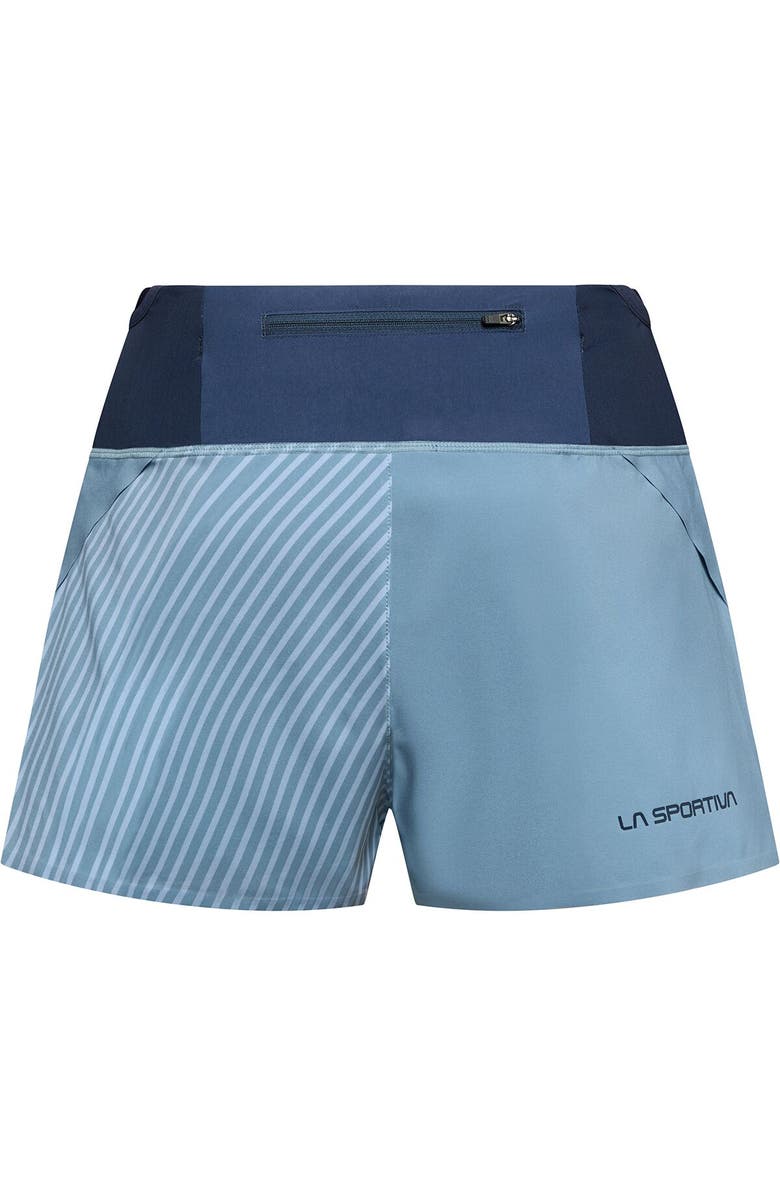 La Sportiva Flow 3In Short - Women's, Alternate, color, Limestone/Night Sky