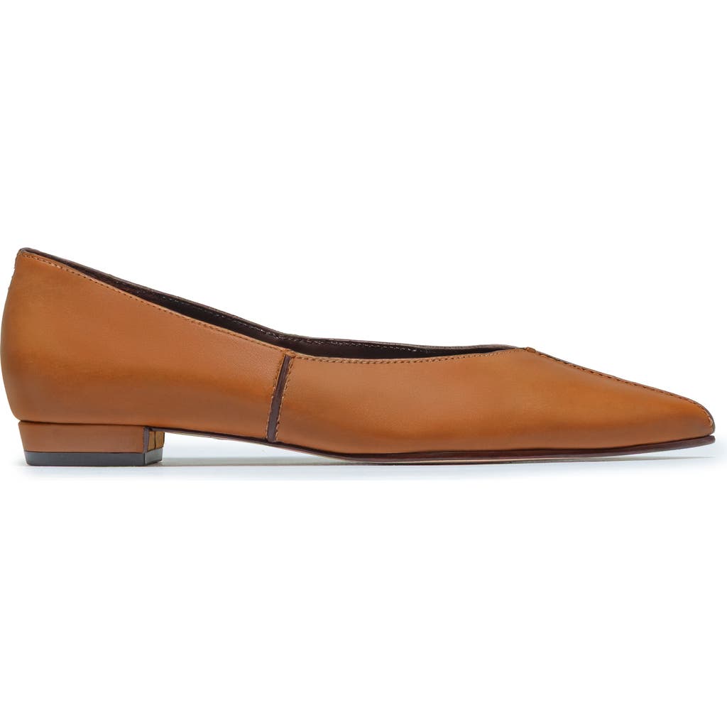 Bernardo Footwear Lana Ballet Flat In Brown