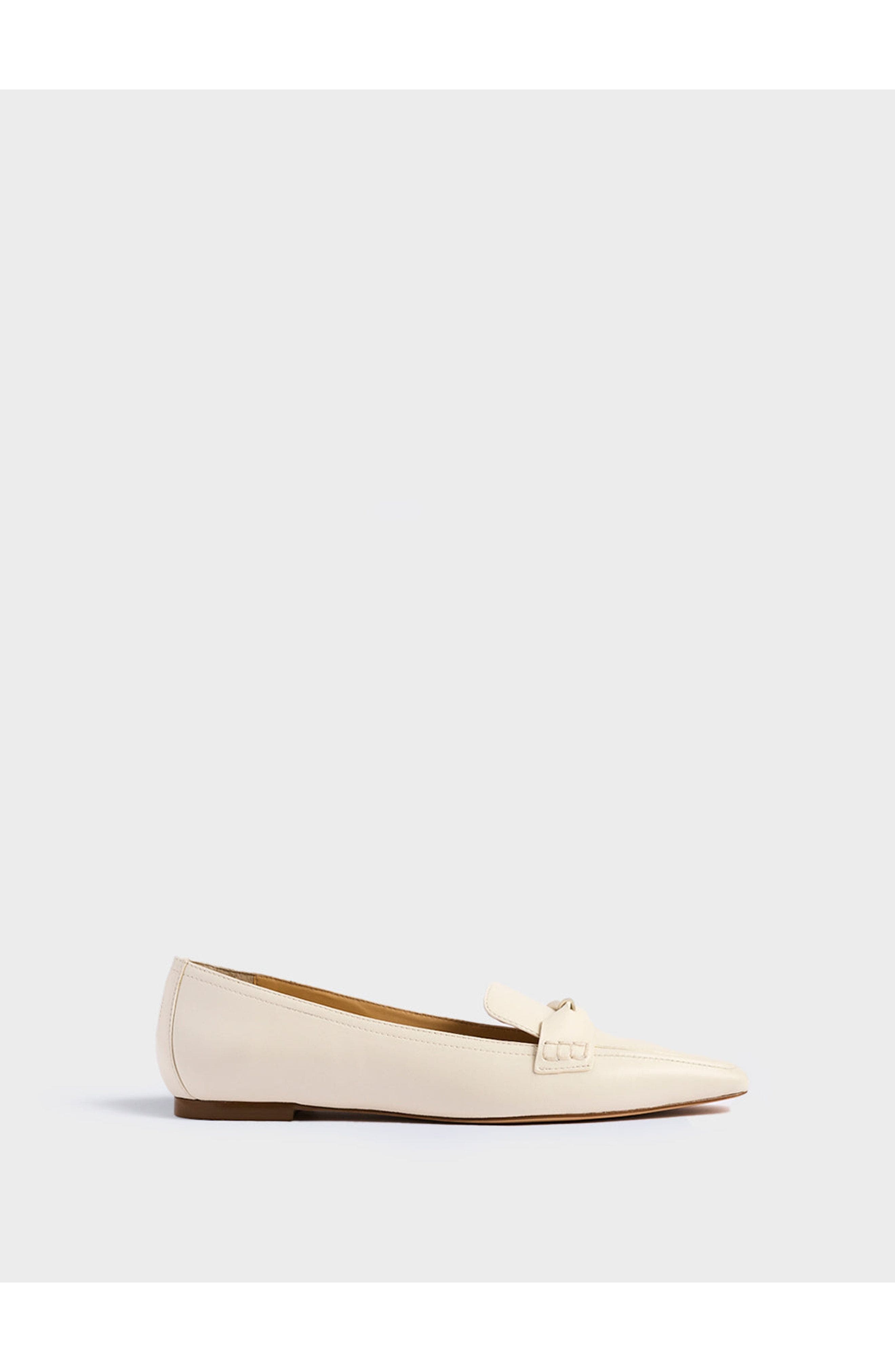 MARION PARKE Courtney Loafer Nappa, Main, color, Light Cream