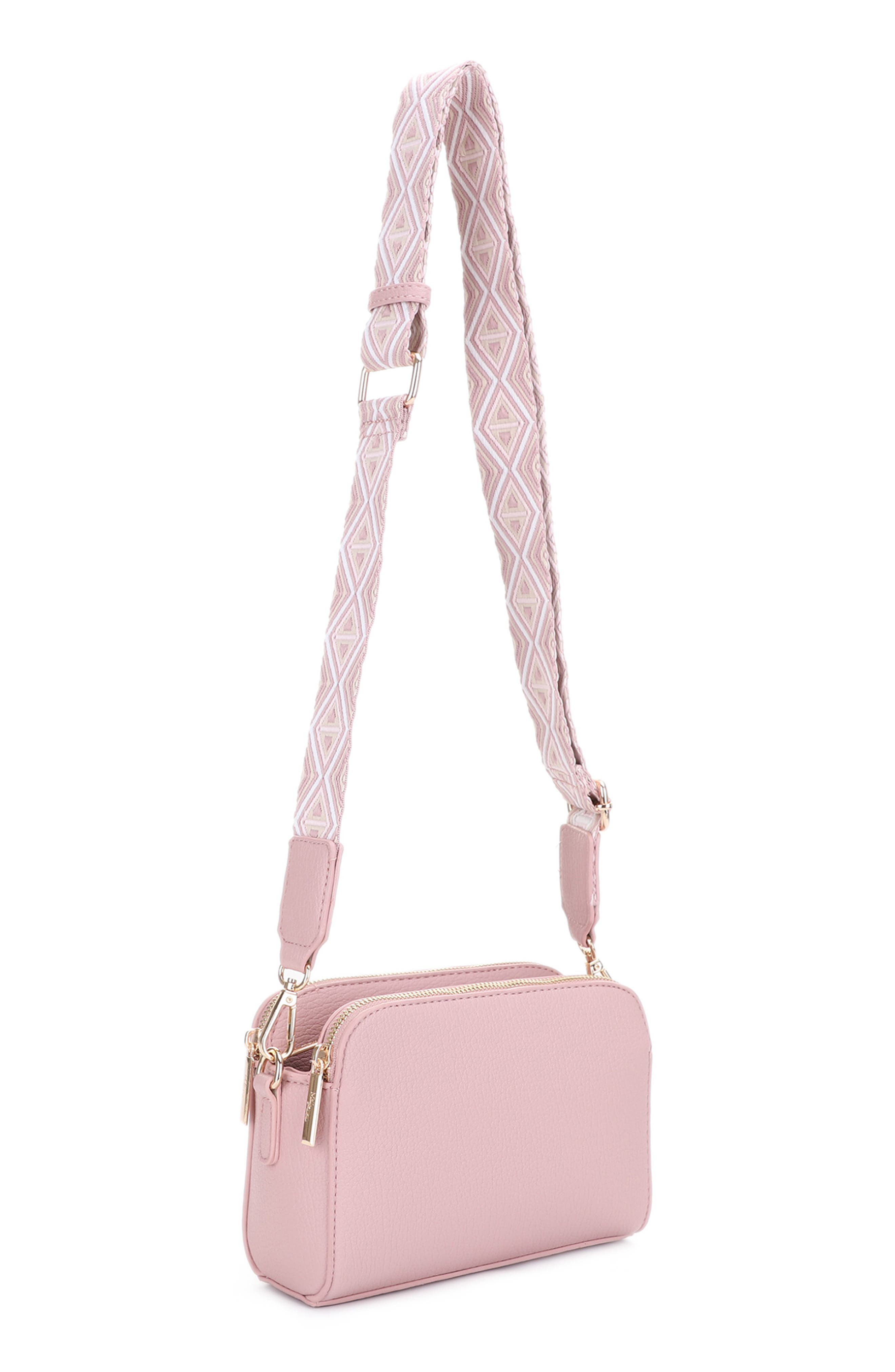 Zahara Crossbody Bag, Alternate, color, MAUVE/TRI