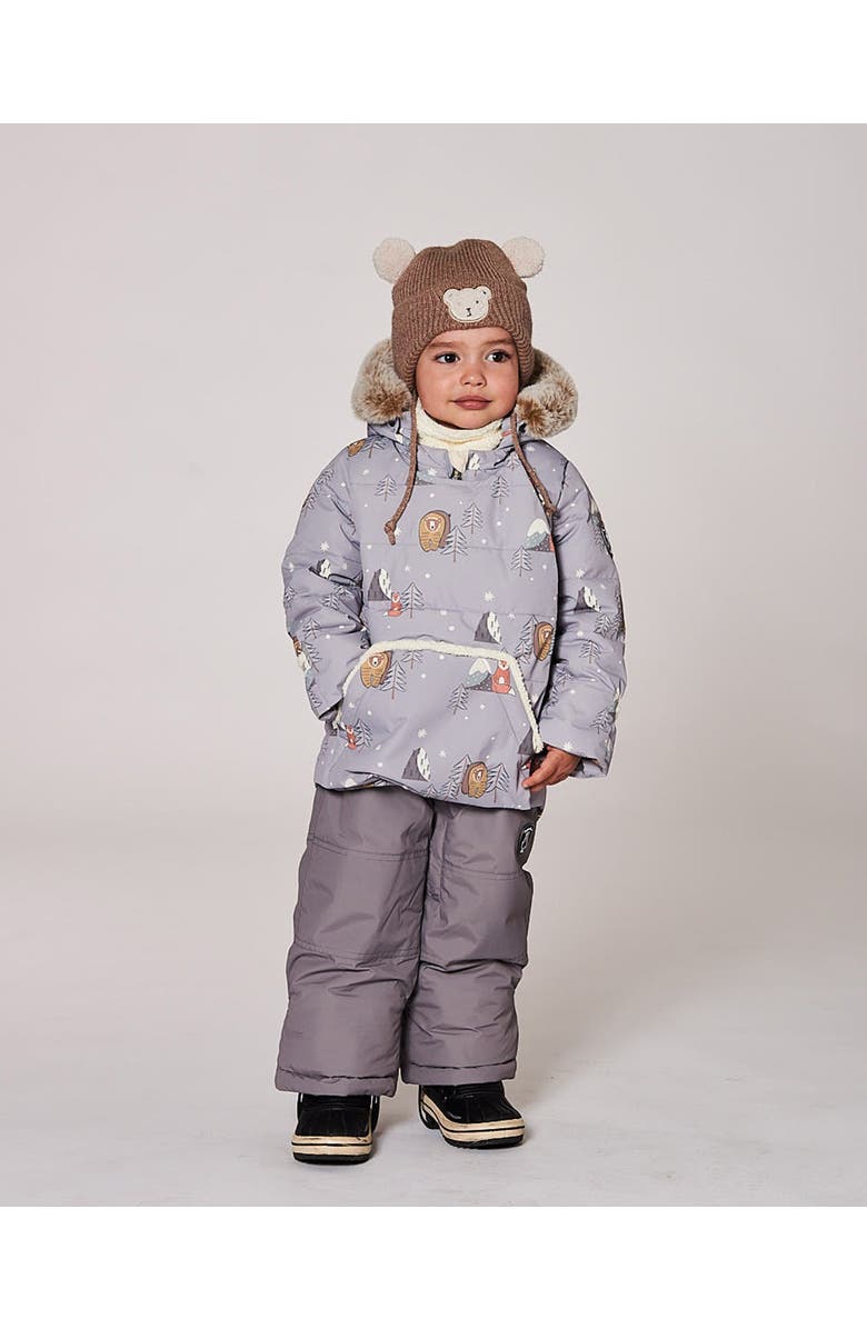 Deux par Deux Two-Piece Snug Snowsuit, Main, color, Gray