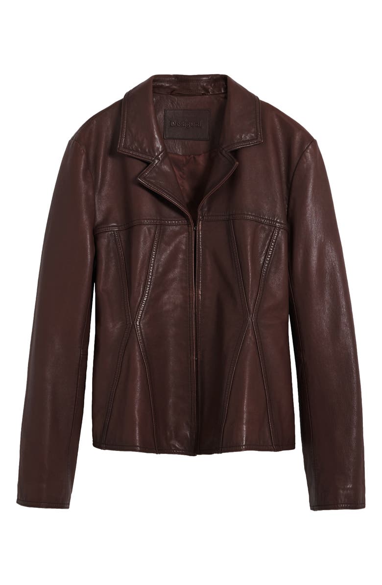 Desigual Leather Coat, Alternate, color,