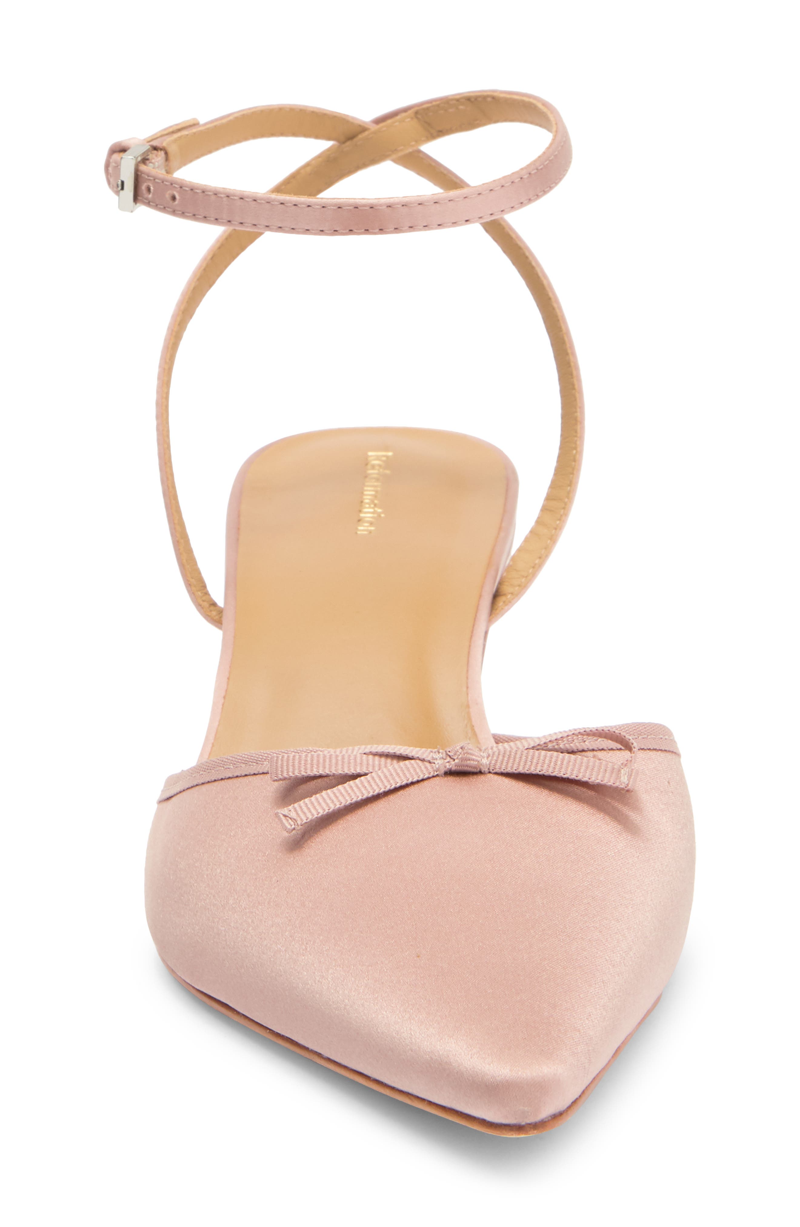 Reformation Wade Kitten Heel Pump, Alternate, color, Serenade Satin