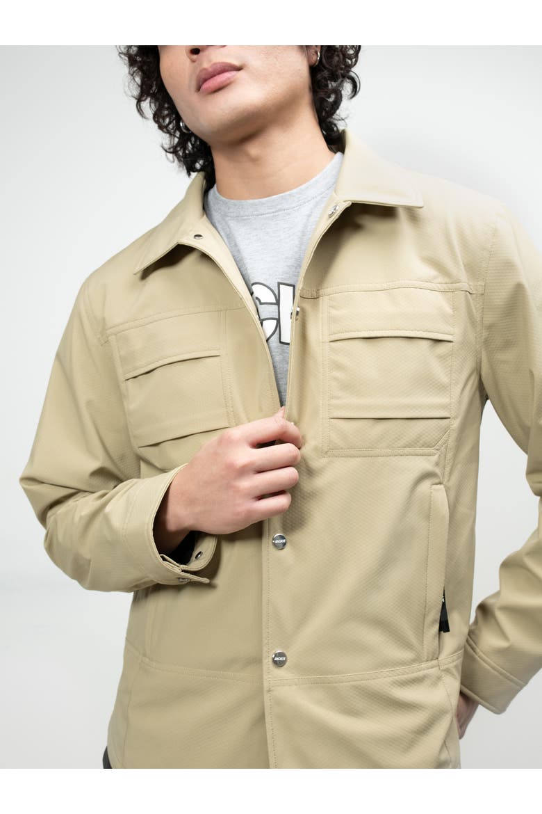 Eden Shirt Jacket, Alternate, color, Sand