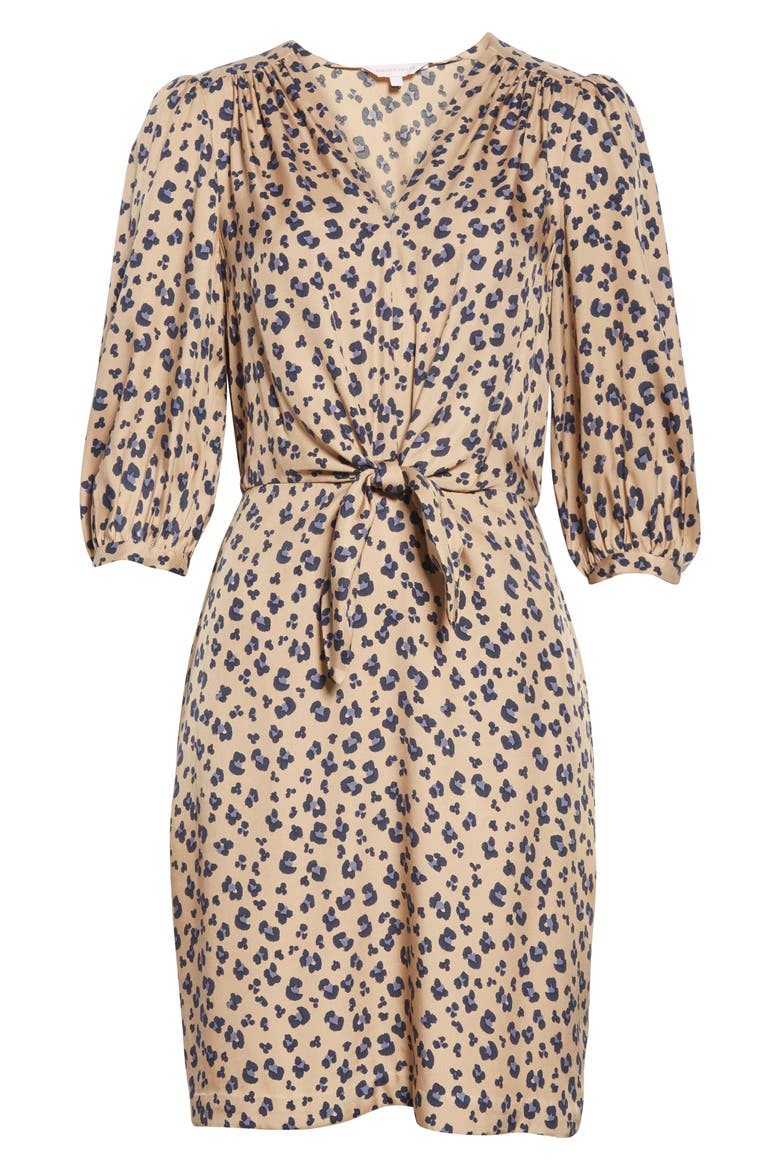 Cheetah Print Dress, Alternate, color, CAPPUCCINO COMBO