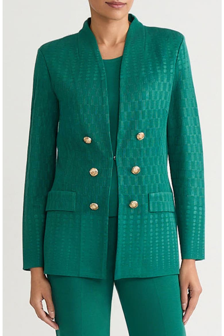 Tonal Multistitch Knit Jacket, Main, color, EVEREST