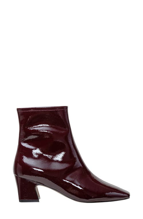 Linea Paolo Wrenly Block Heel Bootie In Burgundy
