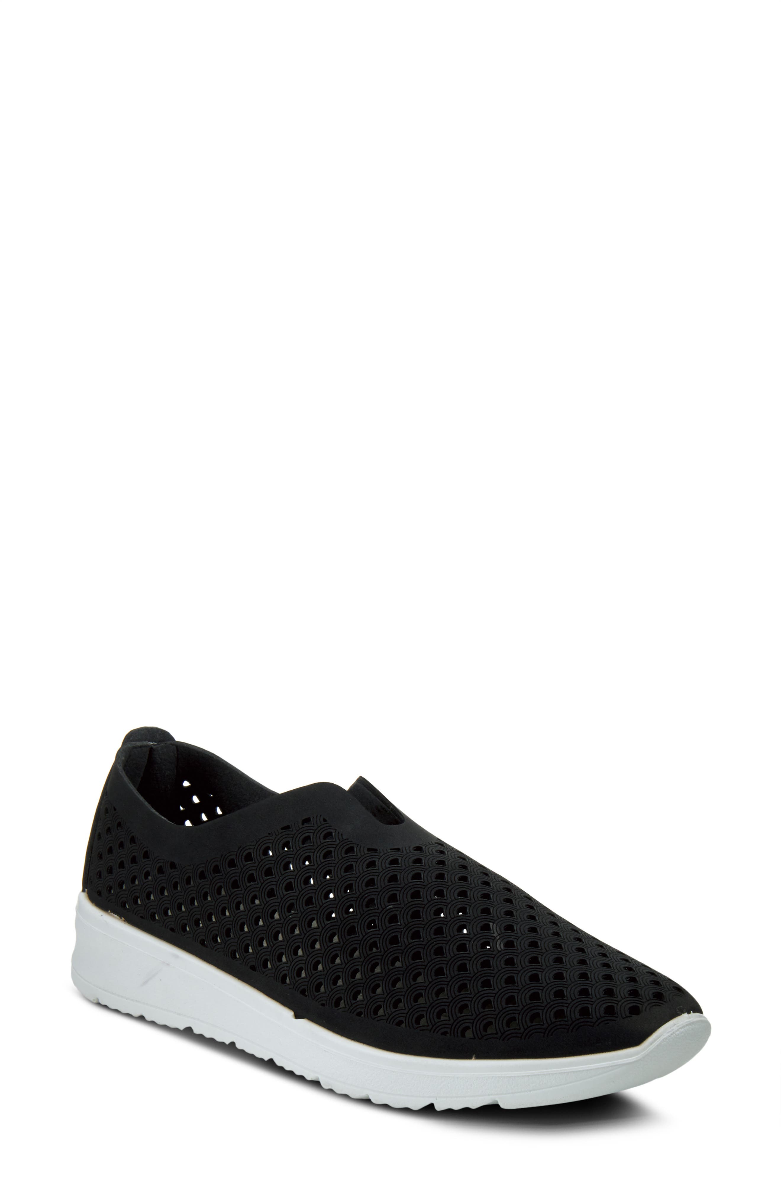 Flexus by Spring Step Centrics Slip-On Sneaker, Main, color, Black Patent Leather
