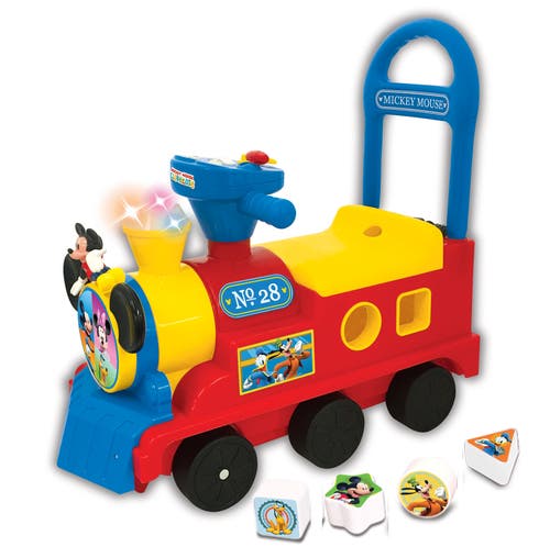 Kiddieland Disney Mickey Mouse Clubhouse Play N' Sort Activity Train Rideon in Multicolored  product
