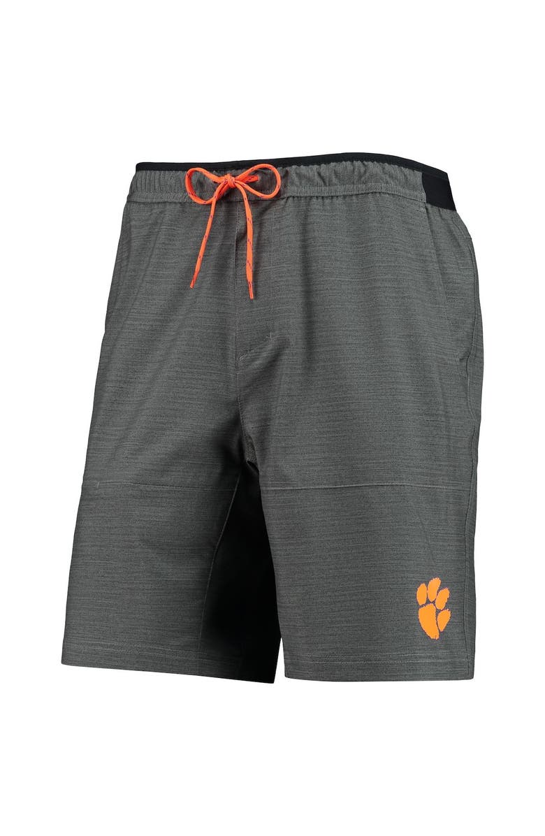 Columbia Men's Columbia Heathered Gray Clemson Tigers Twisted Creek Omni-Shield Shorts, Alternate, color, Heather Gray