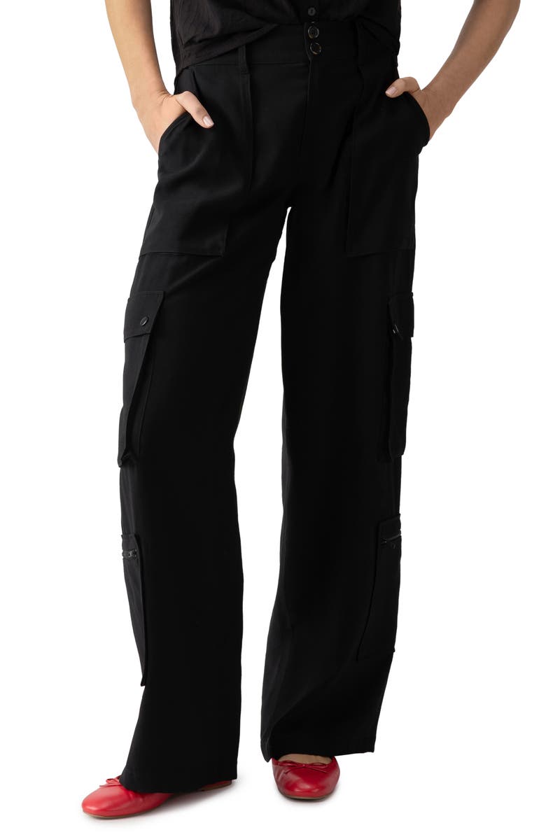 Sanctuary Ott Cargo Pants, Main, color, Black
