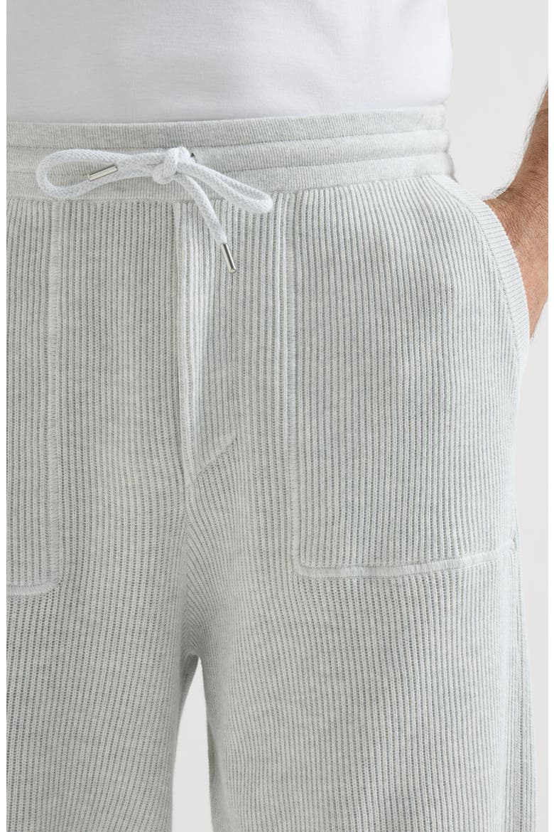 Knitted Bermuda shorts, Alternate, color, Fog