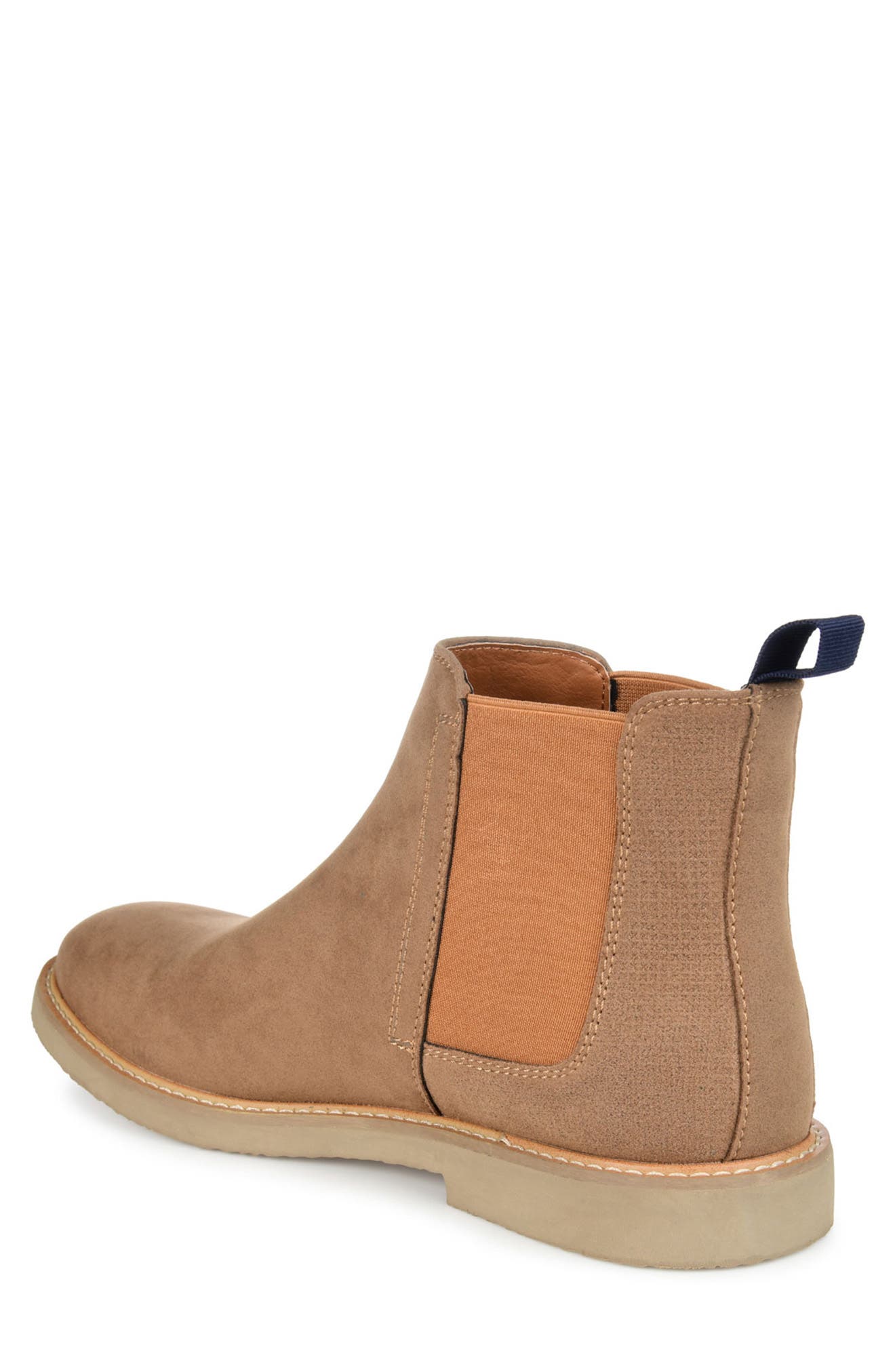 VANCE CO Marshon Vegan Suede Chelsea Boot, Alternate, color, Tan