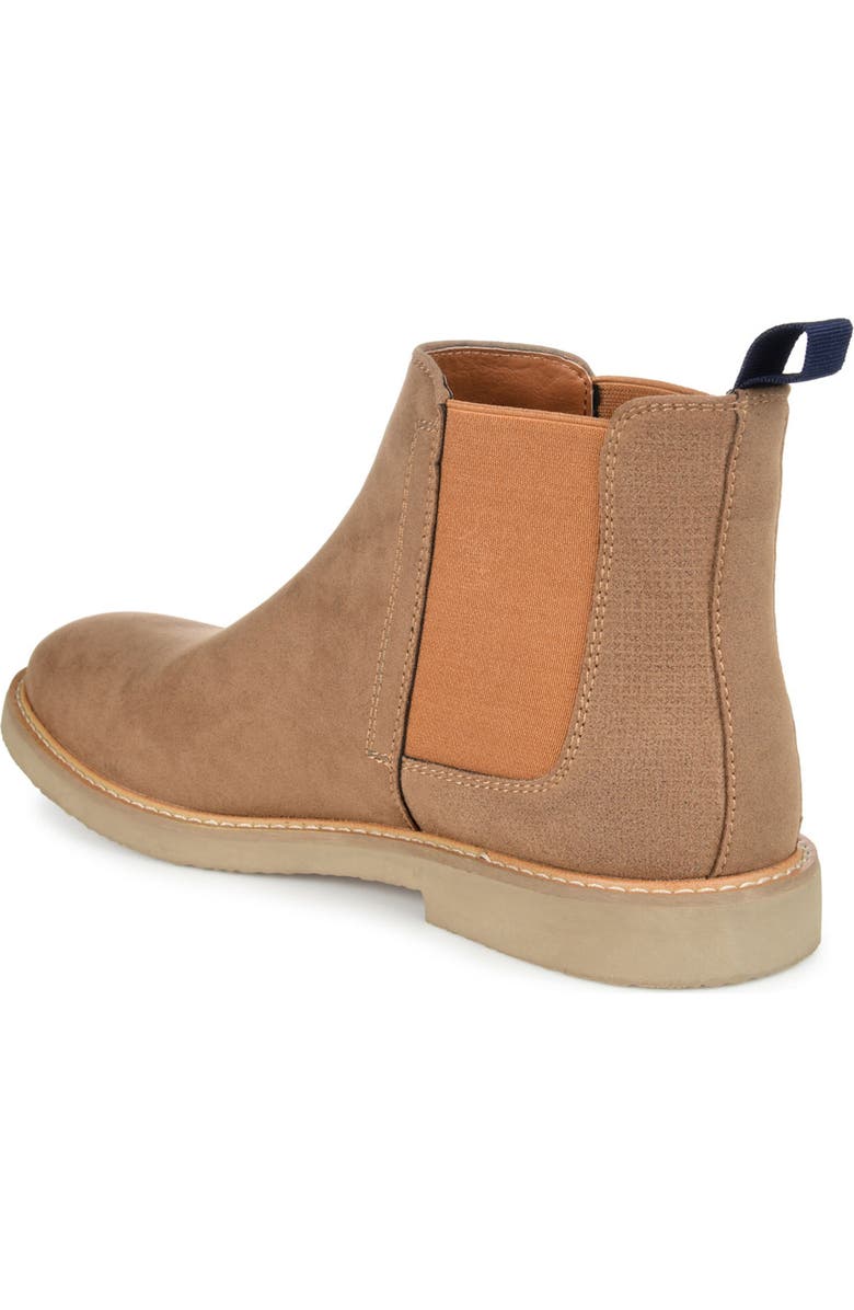 VANCE CO Marshon Vegan Suede Chelsea Boot, Alternate, color, Tan