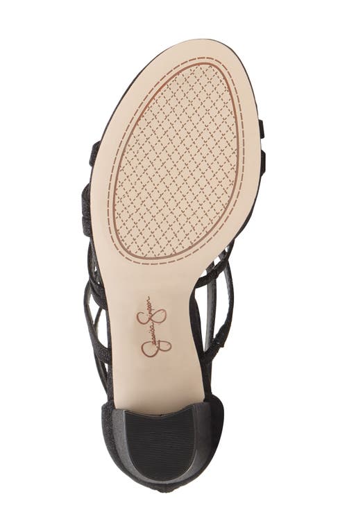 Jessica Simpson Stassey Cage Sandal In Black