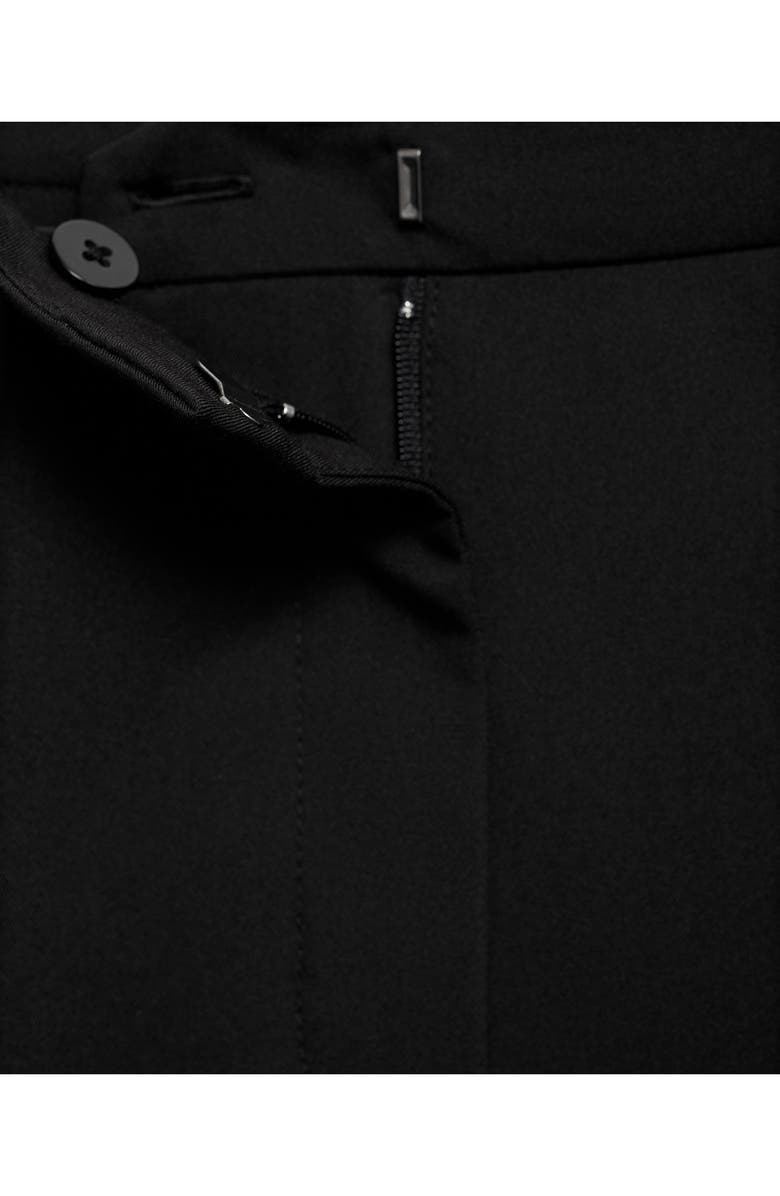 MANGO Straight Leg Suit Pants, Alternate, color, Black