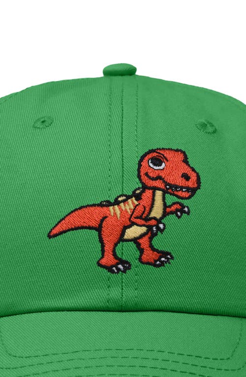 Dalix T-rex Embroidered Casual Cap In Kelly Green