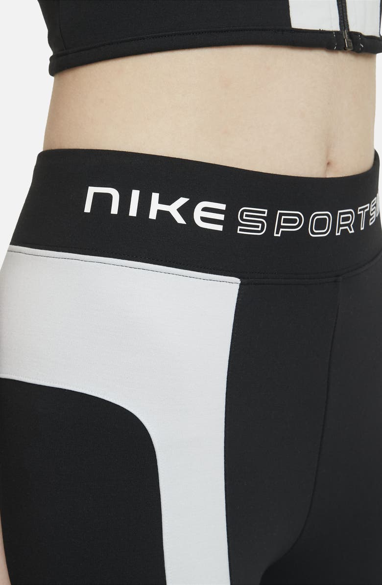 Nike Sportswear High Waist Bike Shorts, Alternate, color, 