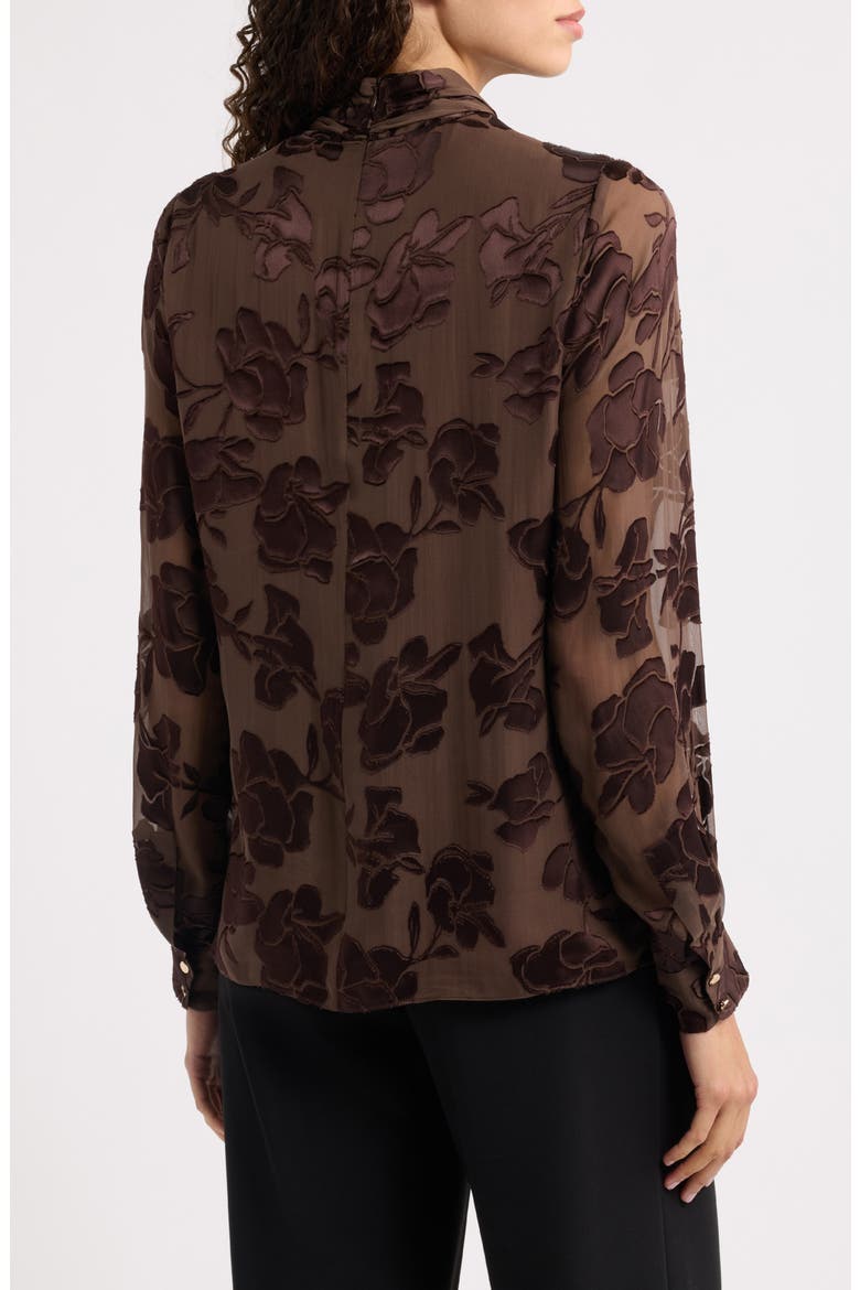 Tiffany Blouse, Alternate, color, RAPSODY BROWN