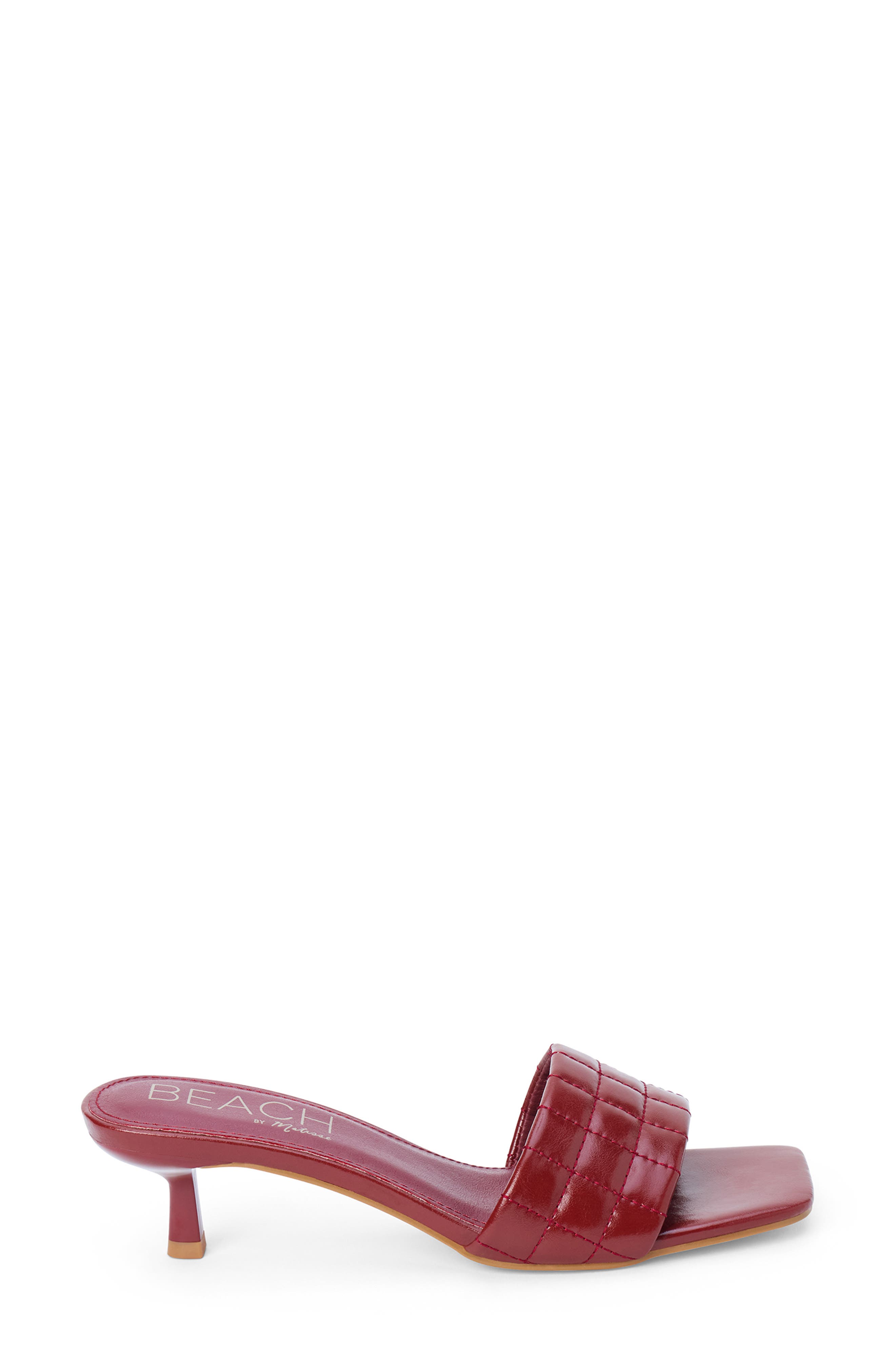 Rosana Kitten Heel Slide Sandal, Alternate, color, WINE
