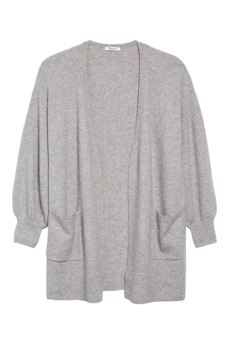 Edgewater Coziest Yarn Cardigan, Main, color, HEATHER SPACE