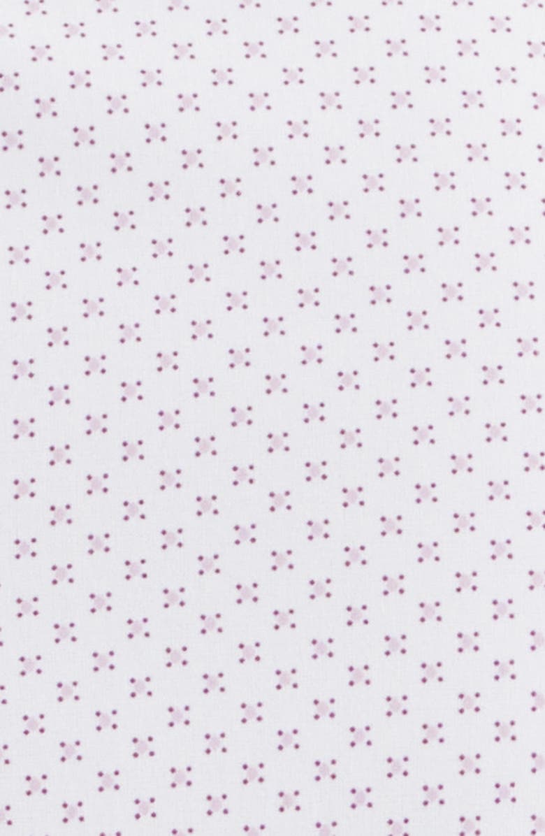 Mizzen+Main Leeward Trim Fit Dot Performance Button-Up Shirt, Alternate, color, Lavender Haze Crest Dot