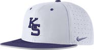 Nike Men's Nike White Kansas State Wildcats 2025 On-Field True Performance Baseball Fitted Hat