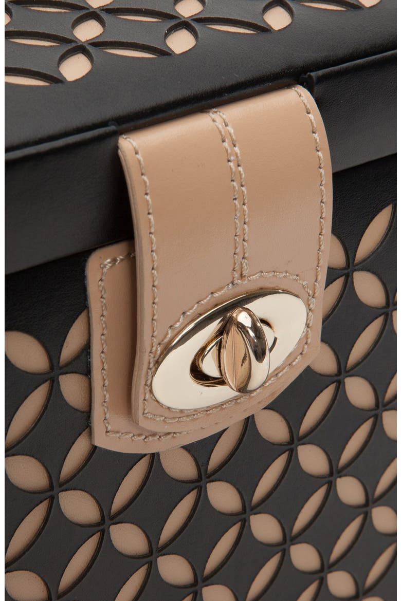 'Chloe' Jewelry Box, Alternate, color, BLACK