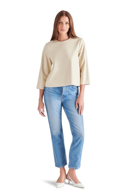 Steve Madden Dee Faux Leather Top