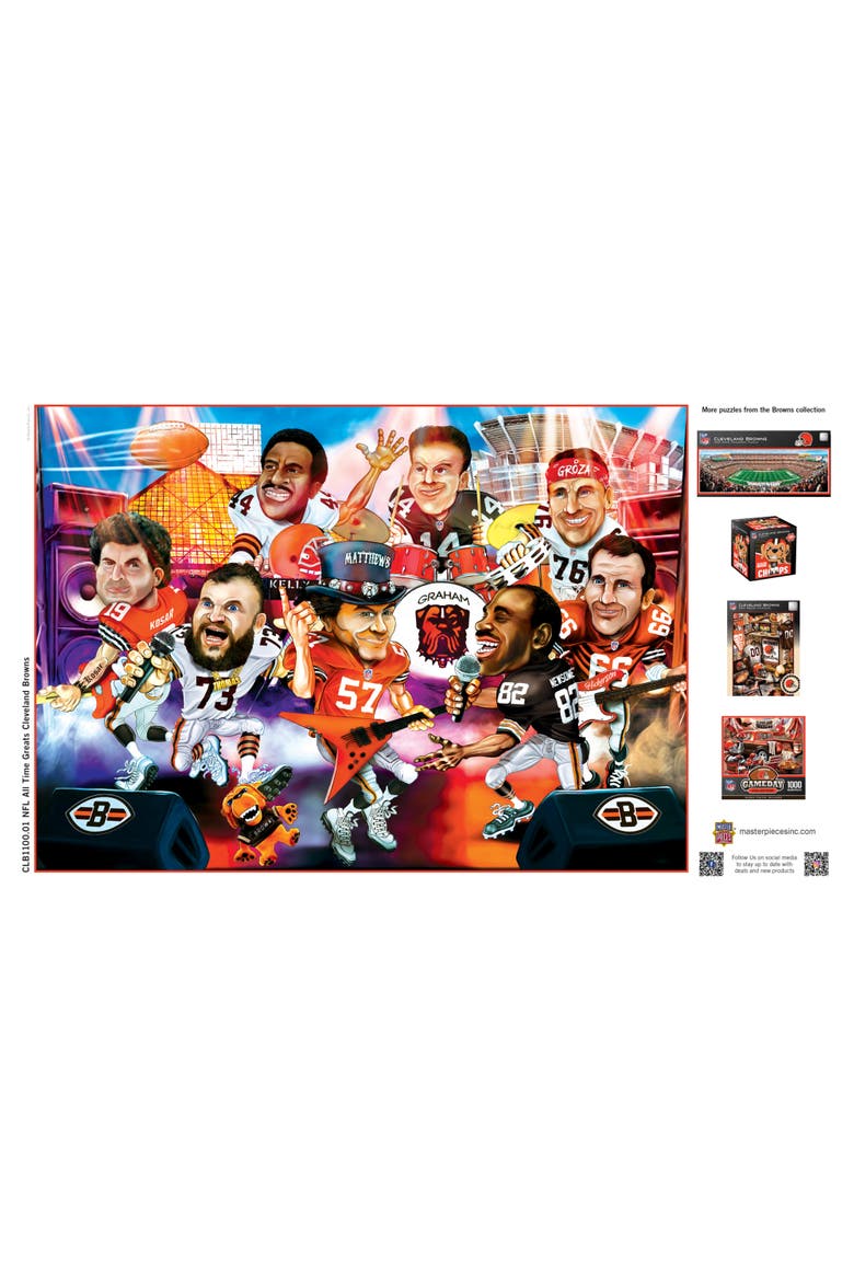 Cleveland Browns 500 Piece Puzzle, Alternate, color, Multicolor