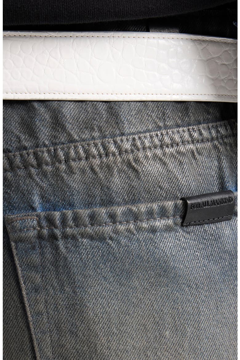 Asymmetric Denim Maxi Skirt, Alternate, color, NOLITA