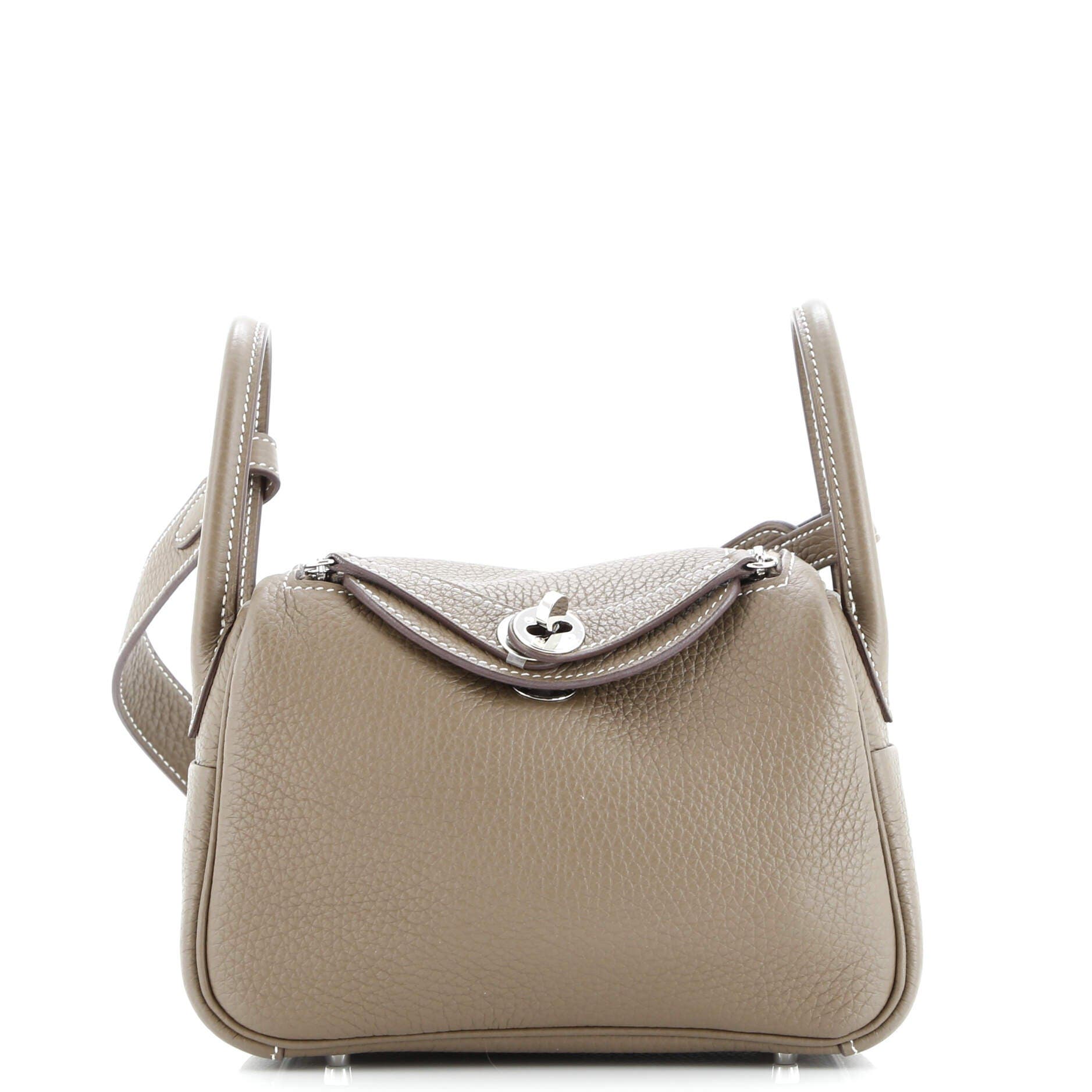 Pre-Owned Hermes Lindy Bag Clemence Mini, Main, color, 
