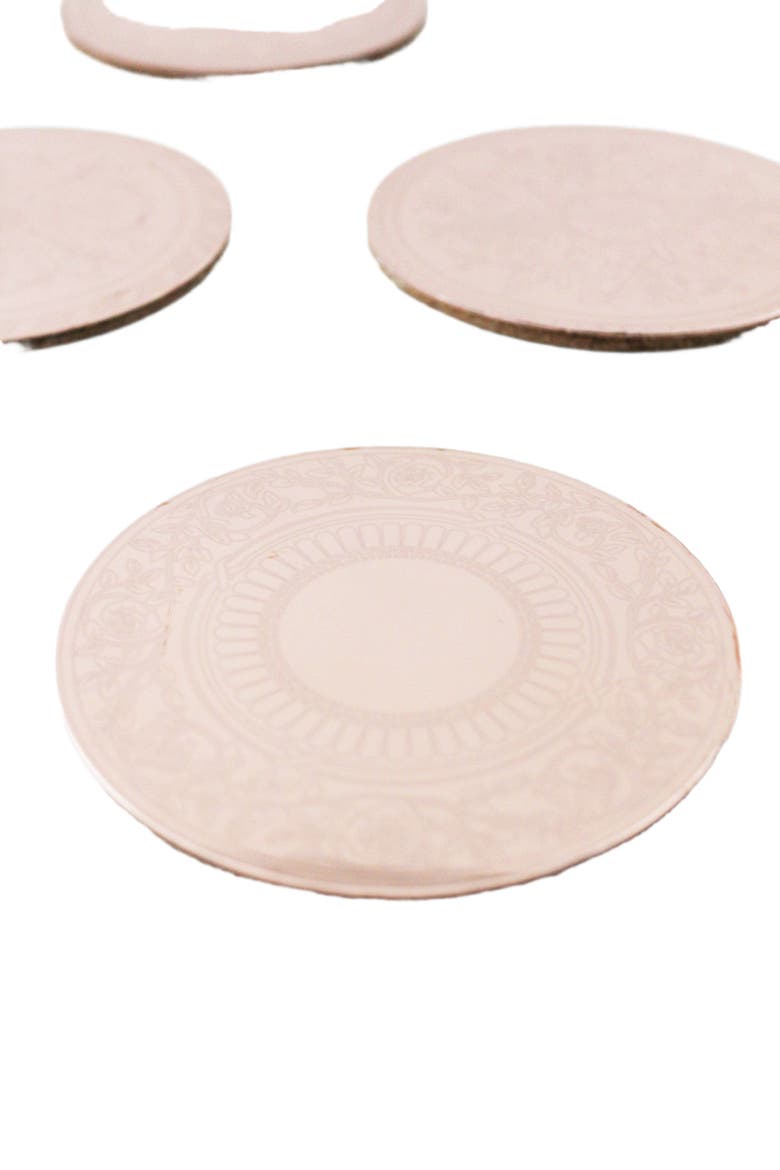 Vintage Inspired Copper Coasters Set, Alternate, color, Copper