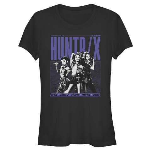 Junior's KPop Demon Hunters Huntrix World Tour  Graphic T-Shirt