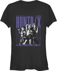 KPop Demon Hunters Junior's KPop Demon Hunters Huntrix World Tour  Graphic T-Shirt