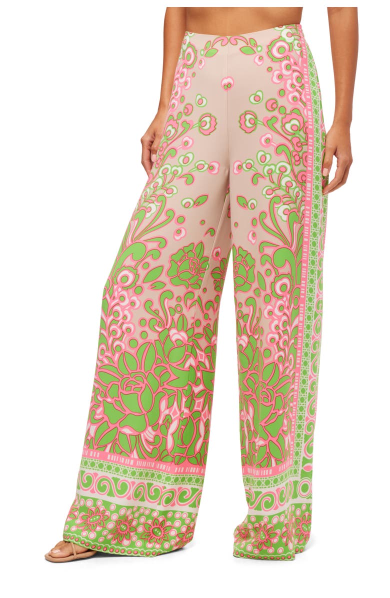 Trina Turk Printed Wide Leg Federer Pant, Alternate, color, 