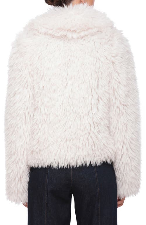 AVEC LES FILLES AVEC LES FILLES PLUSH FAUX FUR ZIP JACKET 