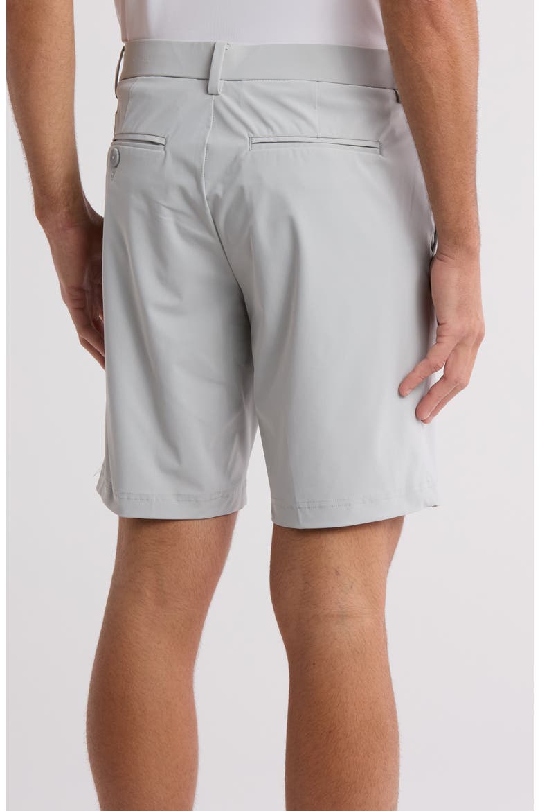9" Flat Front Golf Shorts, Alternate, color, HIGH RISE