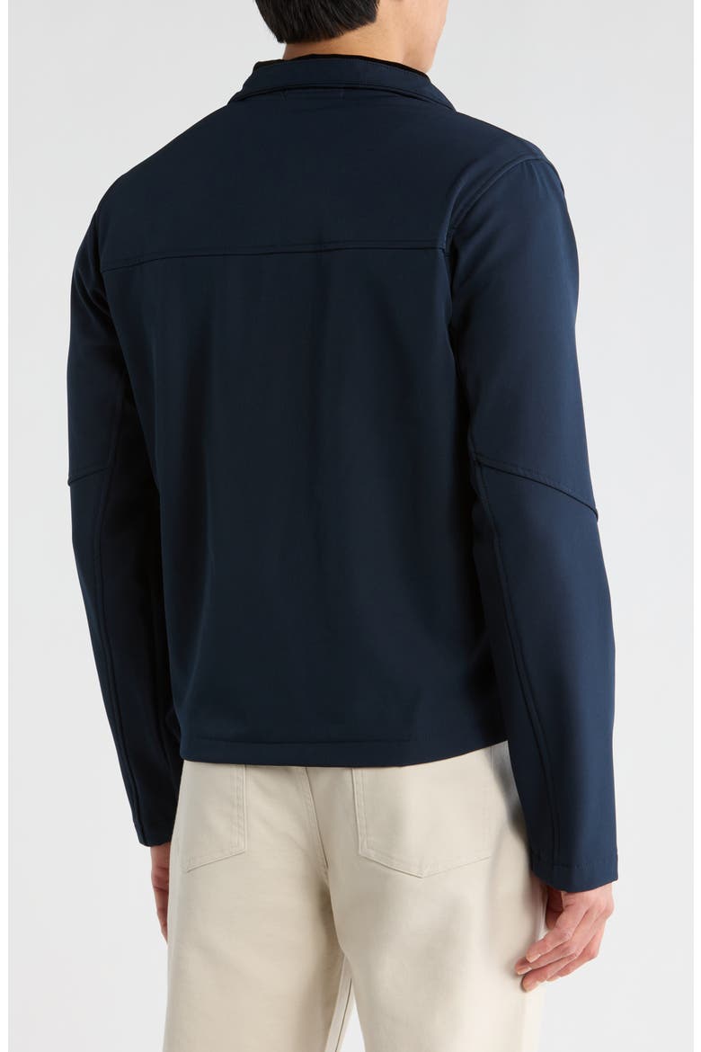 Bonded Woven Jacket, Alternate, color, NAVY