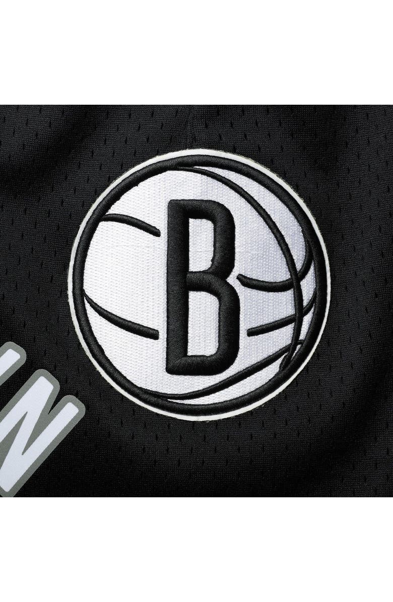 PRO STANDARD Men's Pro Standard Black Brooklyn Nets Mesh Capsule Shorts, Alternate, color, Black