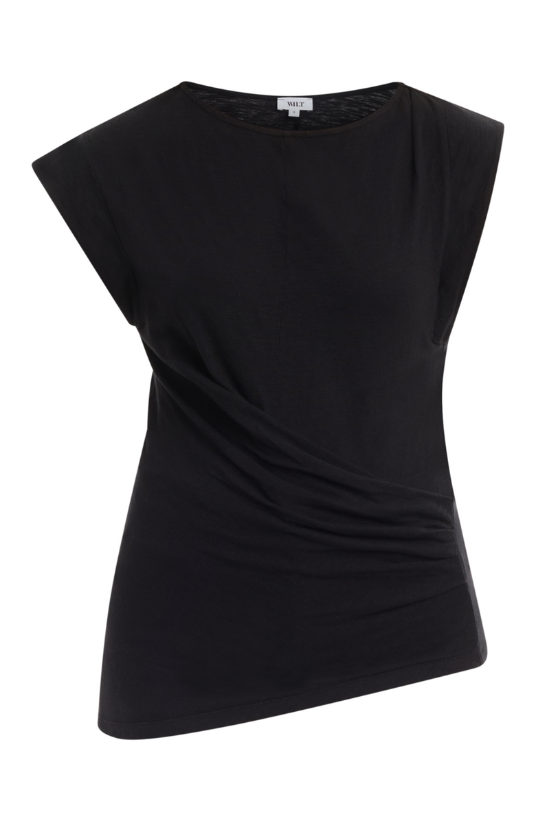 Wilt Boat Neck Rolled Cuff Tee, Alternate, color,