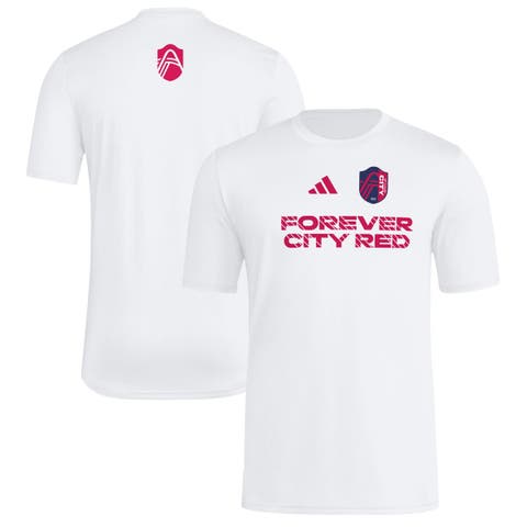Men's adidas  White St. Louis City SC 2025 Jersey Hook AEROREADY T-Shirt