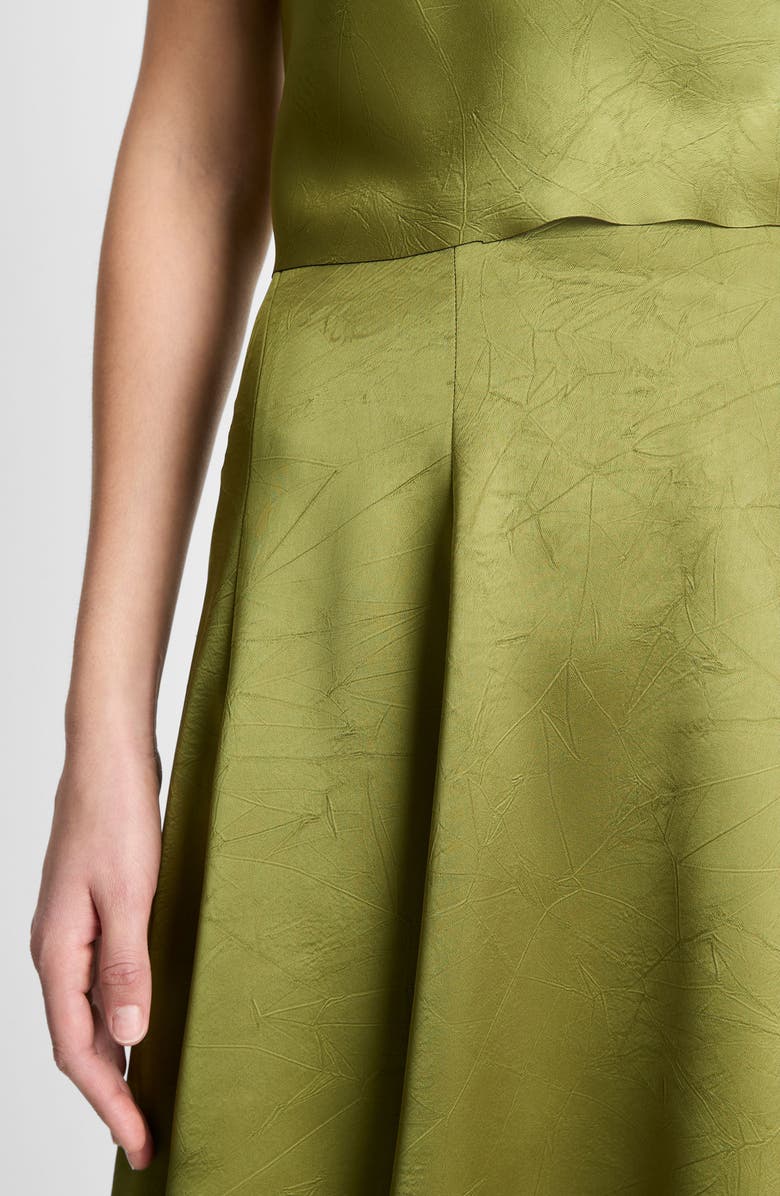 Vince Detachable Strap Crop Satin Top, Alternate, color, Herbaria