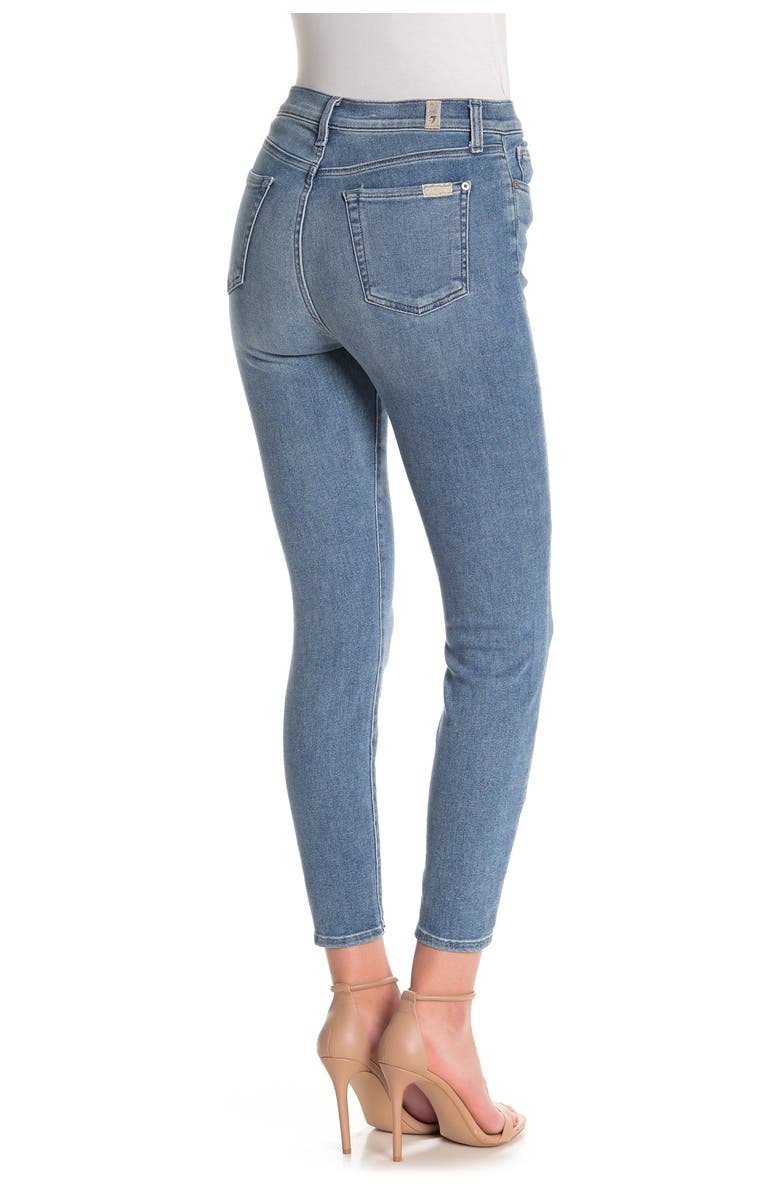 7 For All Mankind Gwenevere High Waisted Jeans, Alternate, color, Lvpolarsky