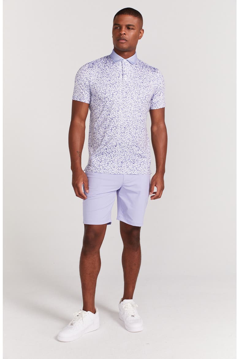 Brewer Floral Polo, Alternate, color, BABY LAVENDER