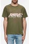 Textured Inside Out Cotton Graphic T-Shirt
